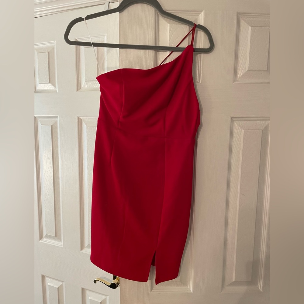 Hello Molly One Shoulder Dress